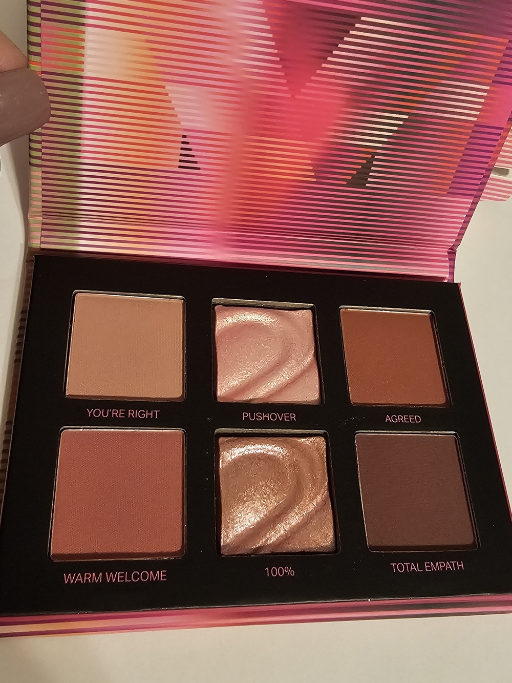 Morphe Pink & Peach Six-Pan Eyeshadow Palette